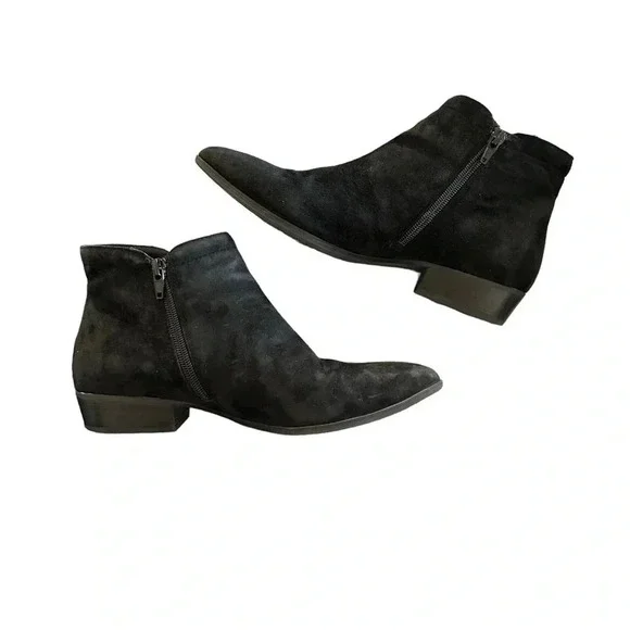 Naturalizer Women's Black Suede Ankle Boots, women’s Size 8.5 - Picture 2 of 6